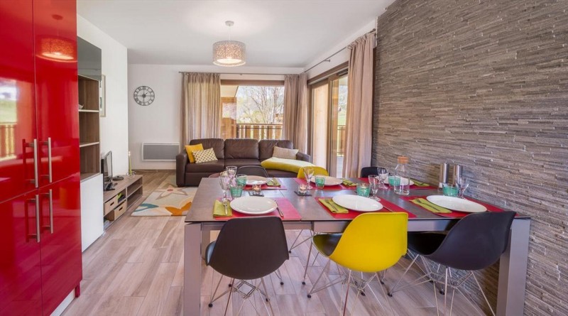 Appartement 6 personnes à Châtel résidence 4 élèments coin repas