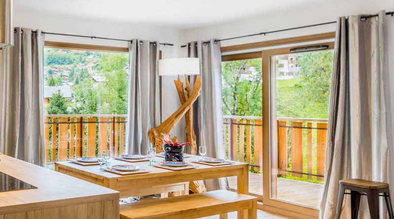 Appartement 6 personnes à Châtel résidence 4 élèments coin repas, Randonnées 74