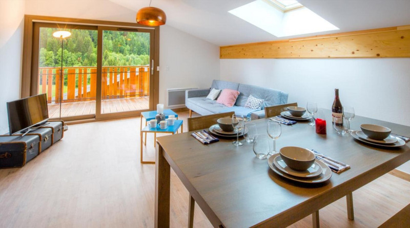 Appartement 6 personnes à Châtel résidence 4 élèments séjour, Domaine skiable