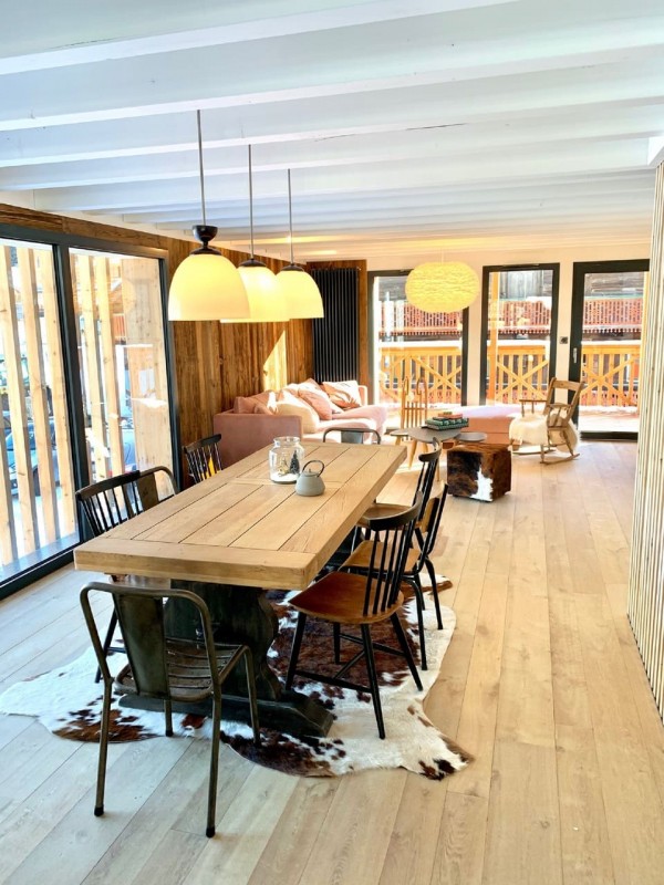 Apartment Chalet Cosy Mountain dining room Châtel