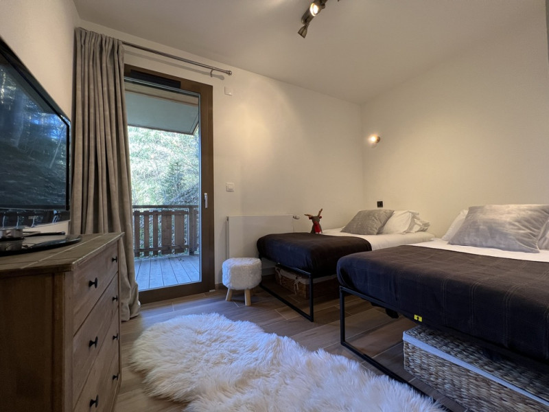 Appartement Chalet des Freinets 2D, chambre, Châtel Les Portes du Soleil
