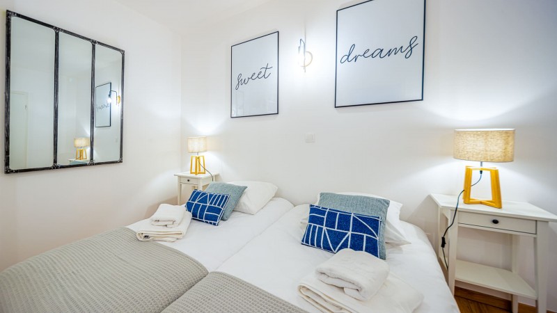 Appartement Chalet des Freinets, 4 personnes, Châtel, chambre 2 lits simples