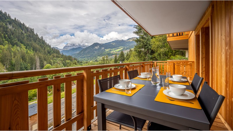 Appartement Chalet des Freinets, 6 personnes, Châtel, terrasse 