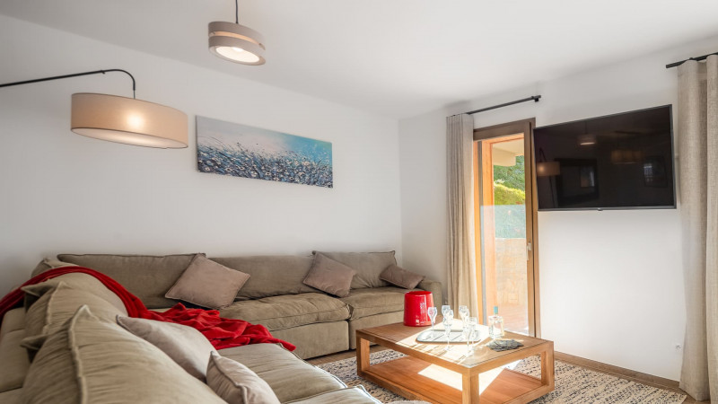 Apartment Chalet des Freinets, Living room corner, Châtel French Alps