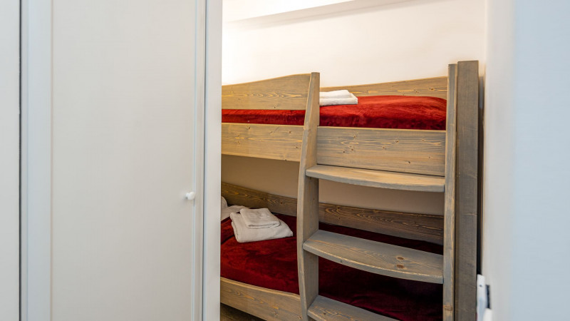 Apartment Chalet des Freinets, Bedroom bunk bed, Châtel Ski holidays