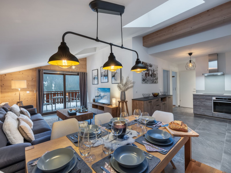 Apartment n° 202 A in Residence Chalet des Freinets, Living- room, Châtel Reservation