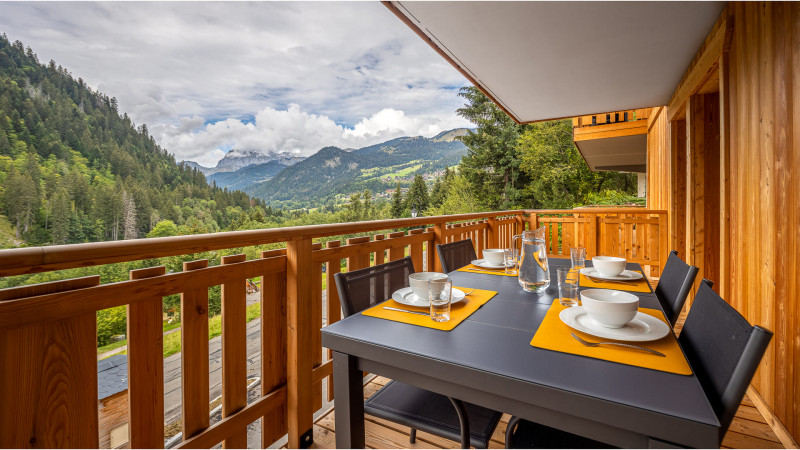 Appartement Chalet des Freinets, Terrasse, Châtel Randonnées