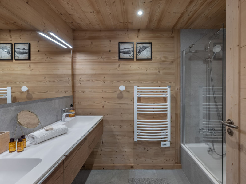 Appartement dans chalet 3 fontaines E3, Salle de Bain, Châtel