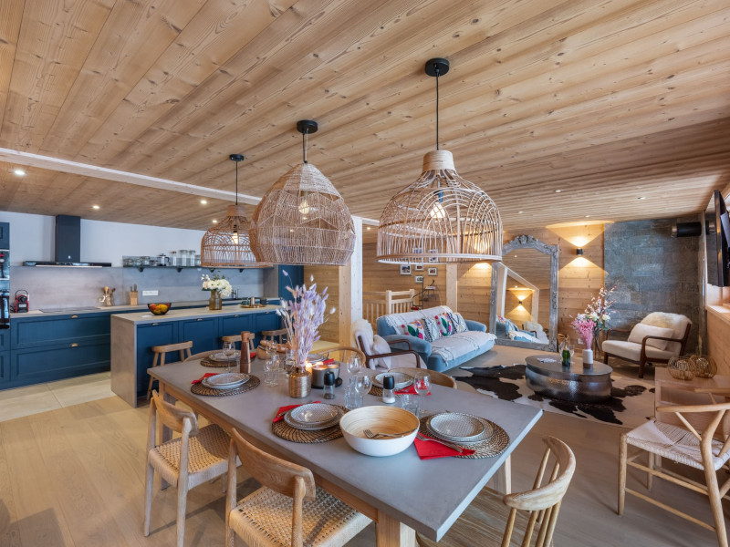 Appartement dans chalet 3 fontaines E3, Séjour, Châtel Linga 74390