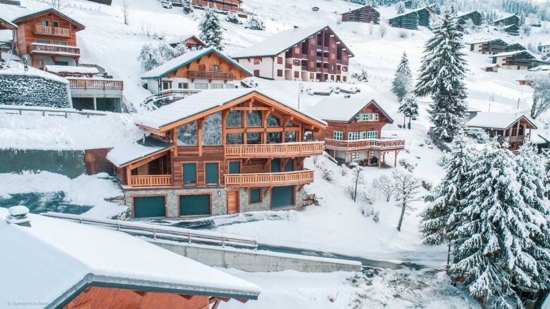 Appartement dans chalet CHATOU HAUT, 14 personnes, Châtel, chalet exterieur, neige