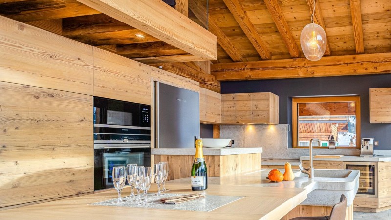 Appartement dans chalet CHATOU HAUT, 14 personnes, Châtel, cuisine équipée