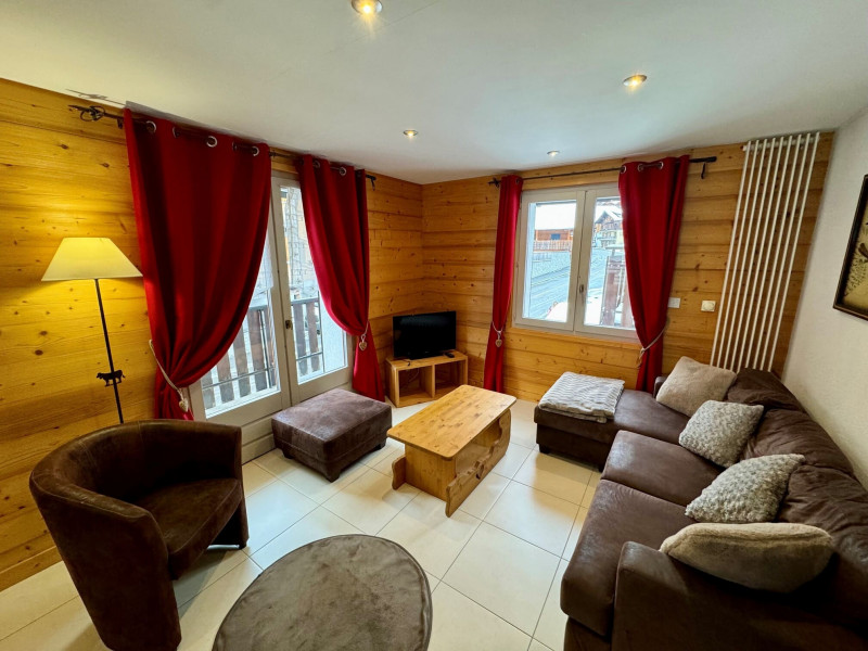Apartment in Chalet l'Ourson, Chatel, Living room, Portes du Soleil 74