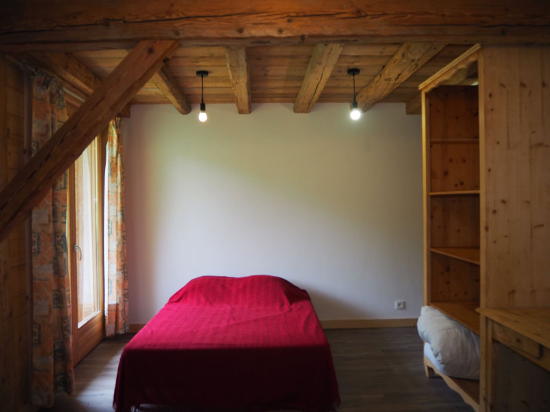Appartement dans chalet la Clairière, Chambre 2 lits simples + 1 lit double, Ski Location Châtel Réservation
