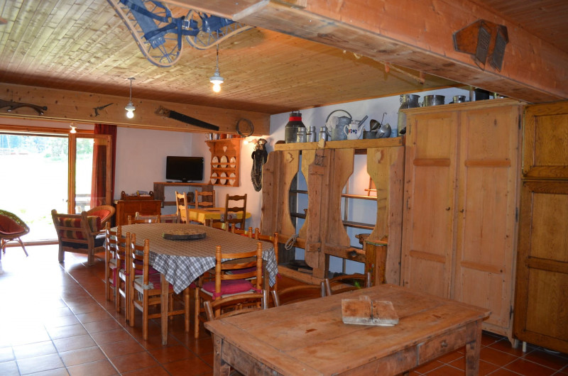 Apartment in chalet la clairière, Châtel, Living room, Northern Alps 74