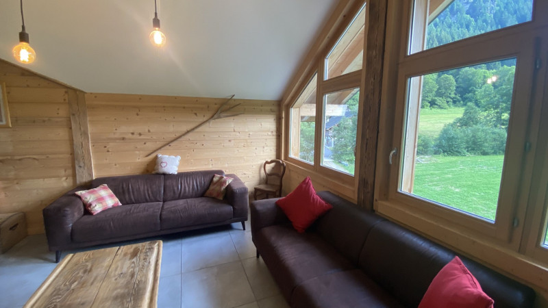 Appartement dans chalet la clairière, salon, Châtel Les Portes du Soleil