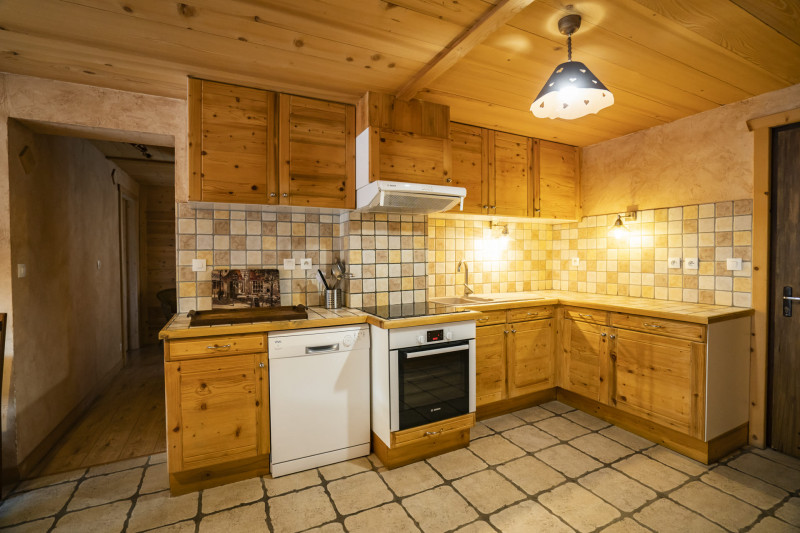 Apartment in Chalet La Puce, Kitchen, Châtel Ski slope