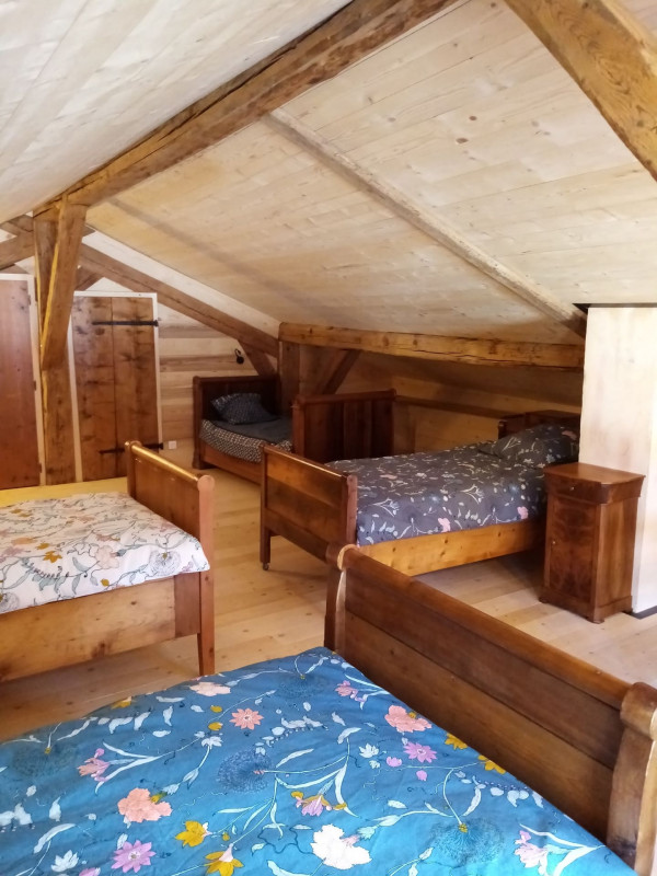 Appartement dans chalet le Détour, dortoir 4 lits simples, La Chapelle d'Abondance