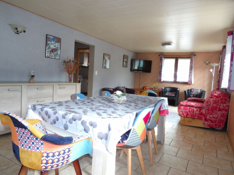 Apartment in chalet the marmouset, Dining and living room, Châtel Ski 74