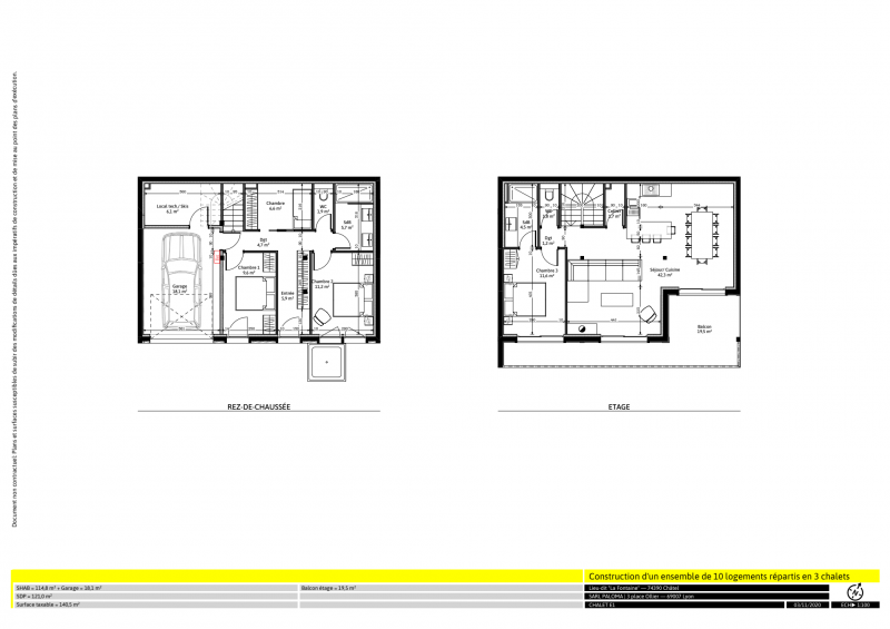 Apartment in chalet 3 Fontaines, Plan, Châtel