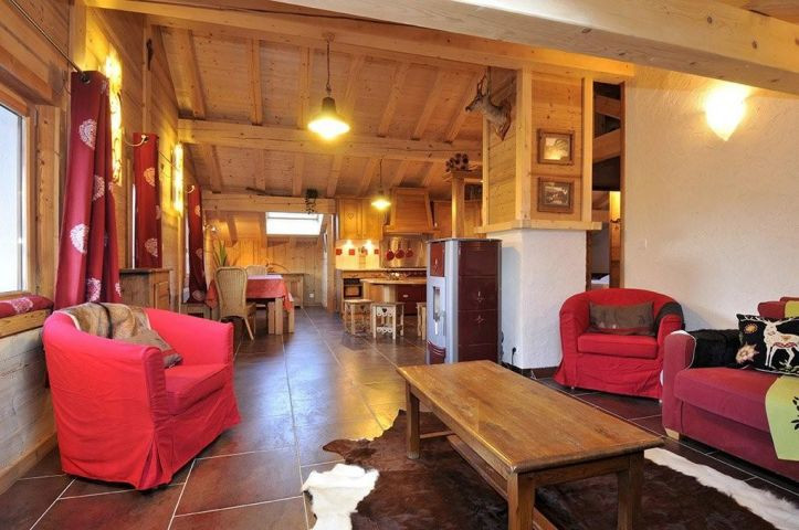 Apartment in chalet Matmottes, Living-room, Châtel Center