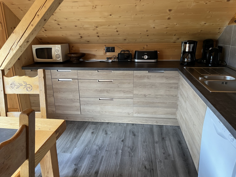 Apartment in Chalet The Pivottes 2, Kitchen, Châtel Portes du Soleil