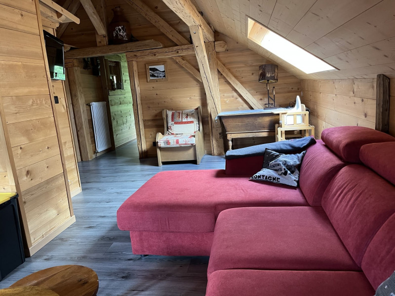 Apartment in Chalet The Pivottes 2, Living room, Châtel Mountain holidays