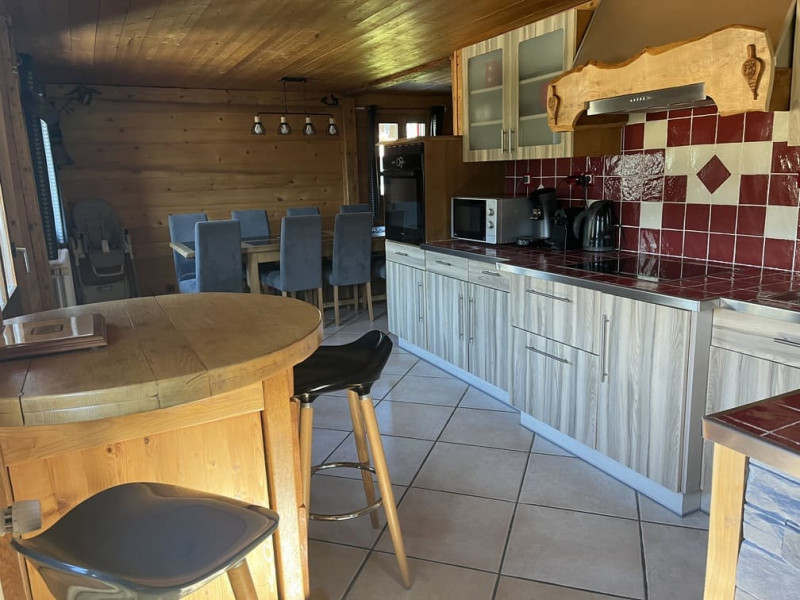 Appartement dans chalet les Pivottes, Cuisine, Châtel Haute-Savoie