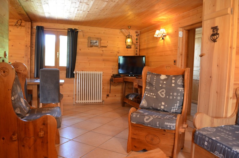 Appartement dans chalet les Pivottes, Salon, Châtel Portes du Soleil