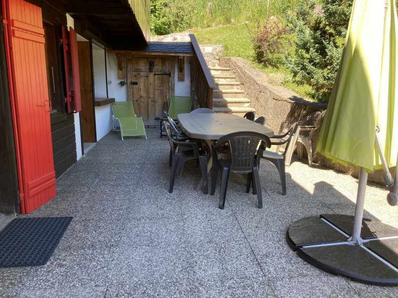 Appartement dans chalet les Pivottes, terrasse, Châtel Portes du Soleil