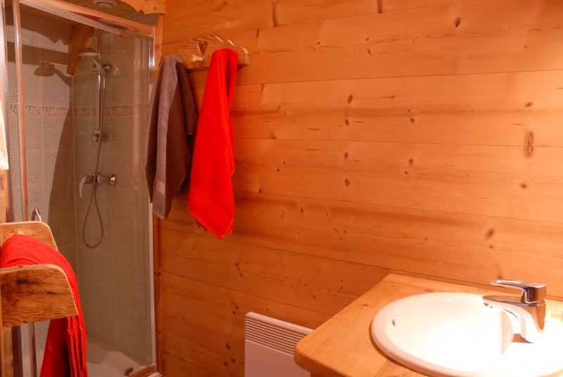 Appartement dans chalet Miette Haut Châtel salle de douche 1