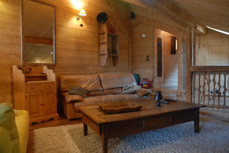 Appartement dans chalet Miette Haut Châtel Séjour