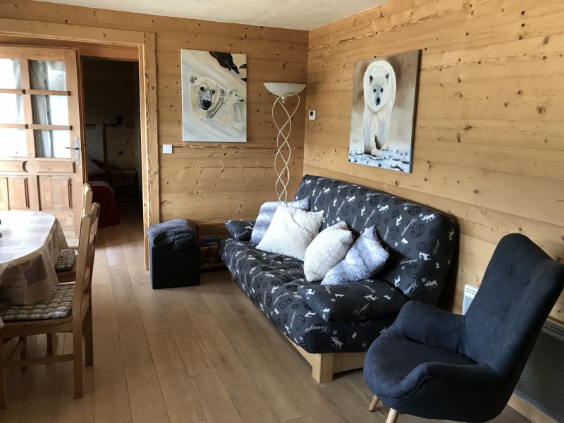 Apartment in Chalet Refuge du Berger Living room Châtel 