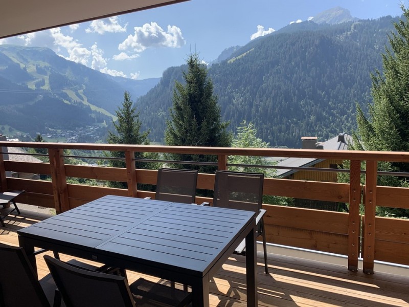 Appartement Flambeaux 12A Châtel terrasse