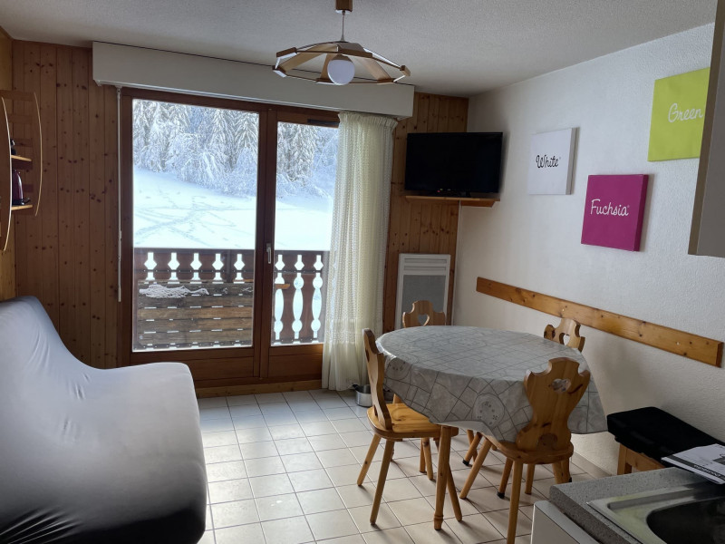 Appartement Iris 6 personnes, Séjour, Châtel, linga