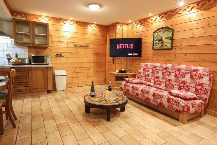 Apartment La Cabane du Bas, living room, Châtel Les Portes du Soleil