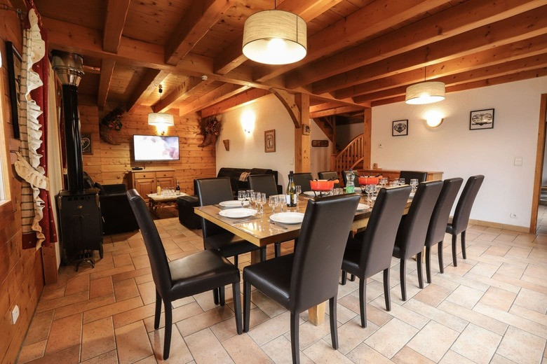 Appartement La Cabane du Haut, salle à manger, Châtel Les Portes du Soleil