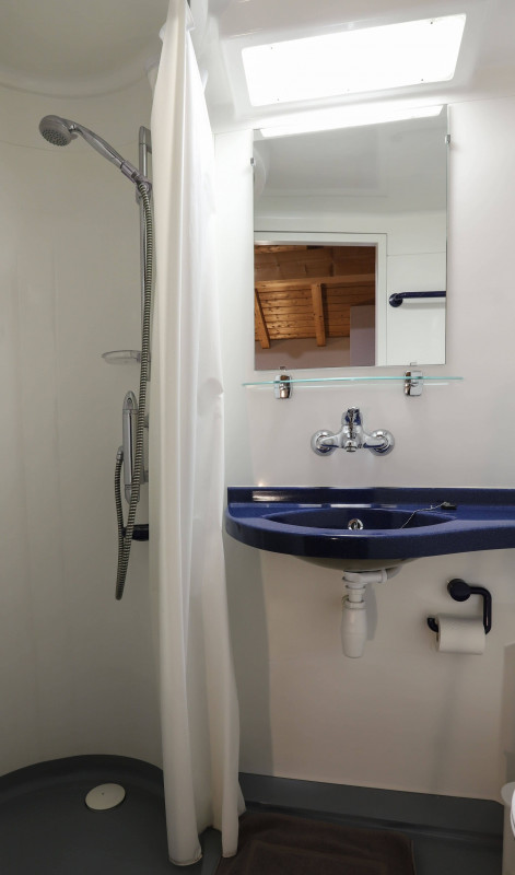 Appartement La Cabane du Haut, salle de douche, Châtel Les Portes du Soleil
