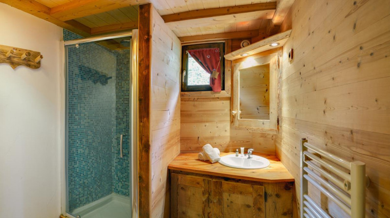 Apartment La Calèche, Shower room, Châtel Chairlift 74