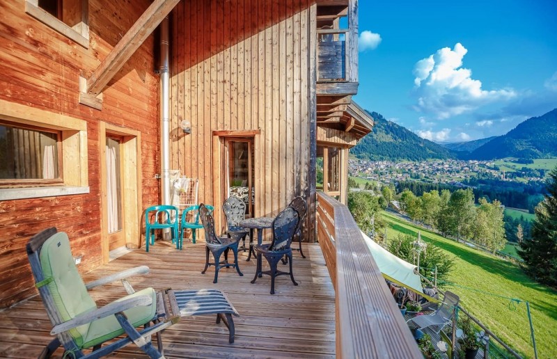 Appartement La Couqueille Châtel Balcon été