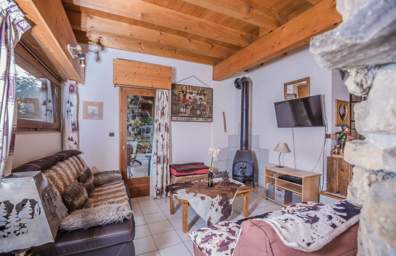 Apartment La Couqueille, living room, Châtel vallée d'Abondance