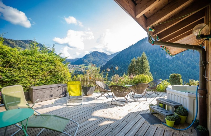 Apartment La Couqueille Terrace Châtel 74	