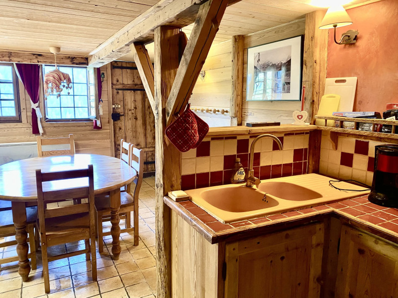 Apartment La Miette Kitchen and Dining room Châtel Holidays