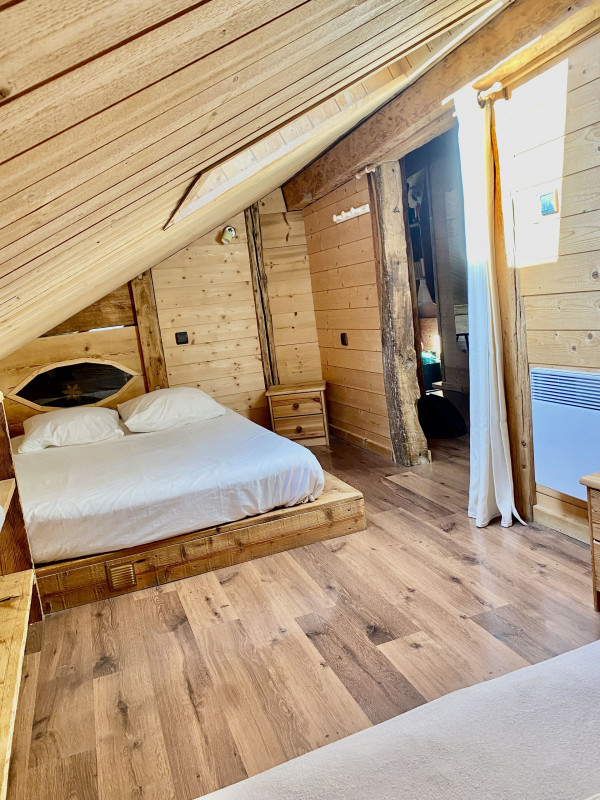 Appartement La Miette Etage Chambre 2 lits doubles , Châtel 74