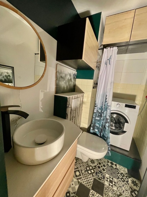 Appartement Les Snailles 19 Châtel, lave-linge