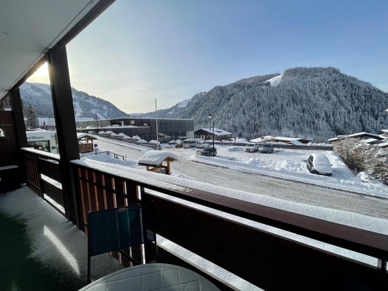 Apartment Les Snailles, n° 19, Winter view from the balcony, Châtel Forme d'O