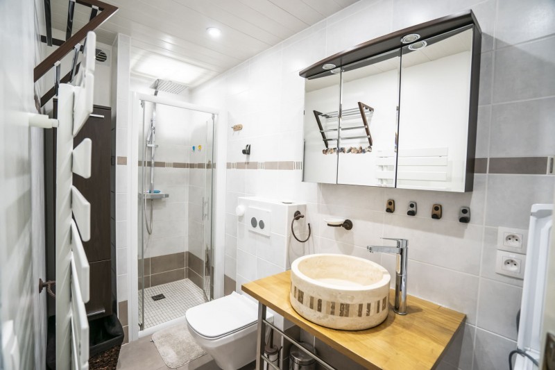 Appartement les Snailles, Salle de bain, Châtel Portes du Soleil