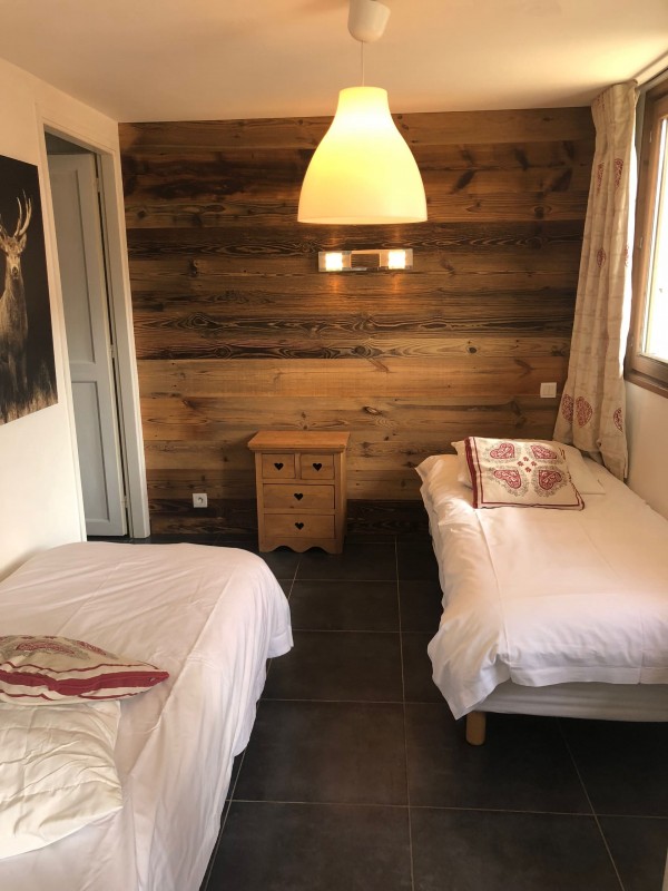 Appartement Martonne, Chambre 2 lits simples Châtel Portes du Soleil