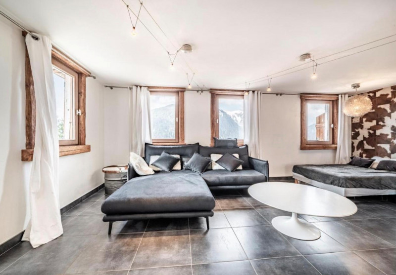 Appartement Martonne, Salon, Châtel Vallée d'Abondance