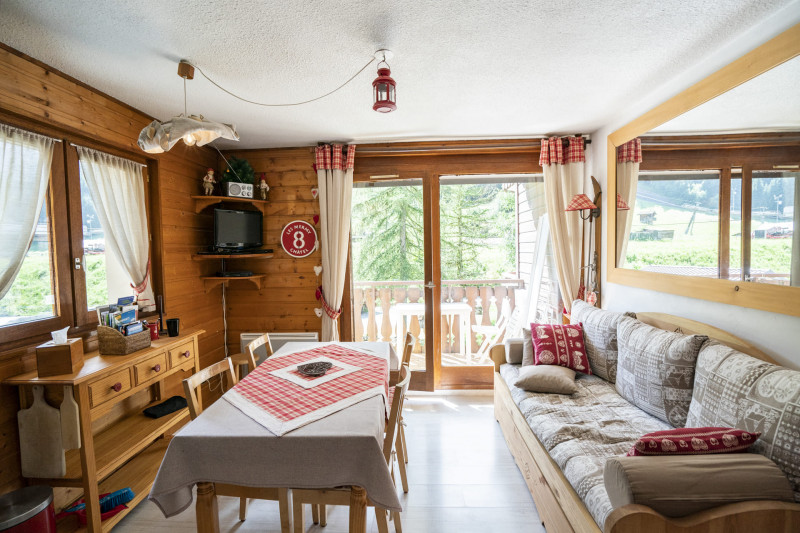 Appartement, Mermy 8A, Salle à manger et séjour, Châtel Domaine skiable