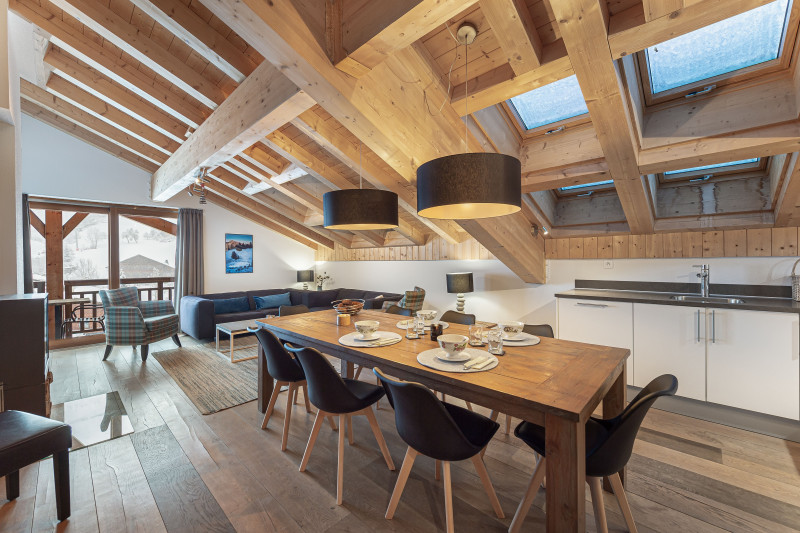 Apartment Mont blanc 08, Dining room, Châtel Haute-Savoie